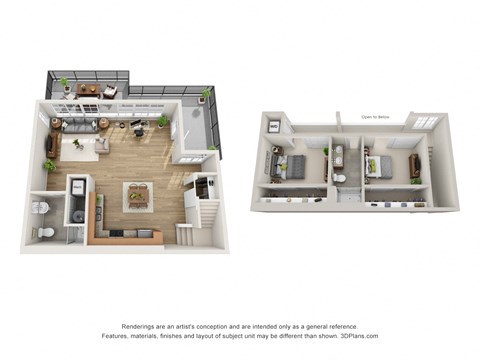 Loft B1R floor plan at Terracina, Broomfield, CO 80020